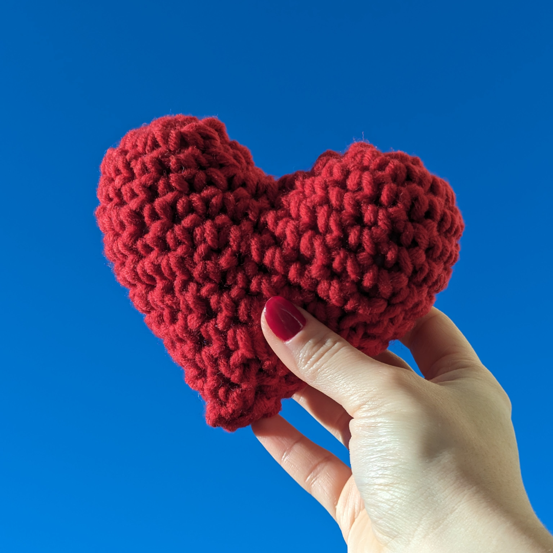 Amigurumi Crochet Heart Written Pattern, Crochet Written Pattern, Crochet Heart, Brunaticality