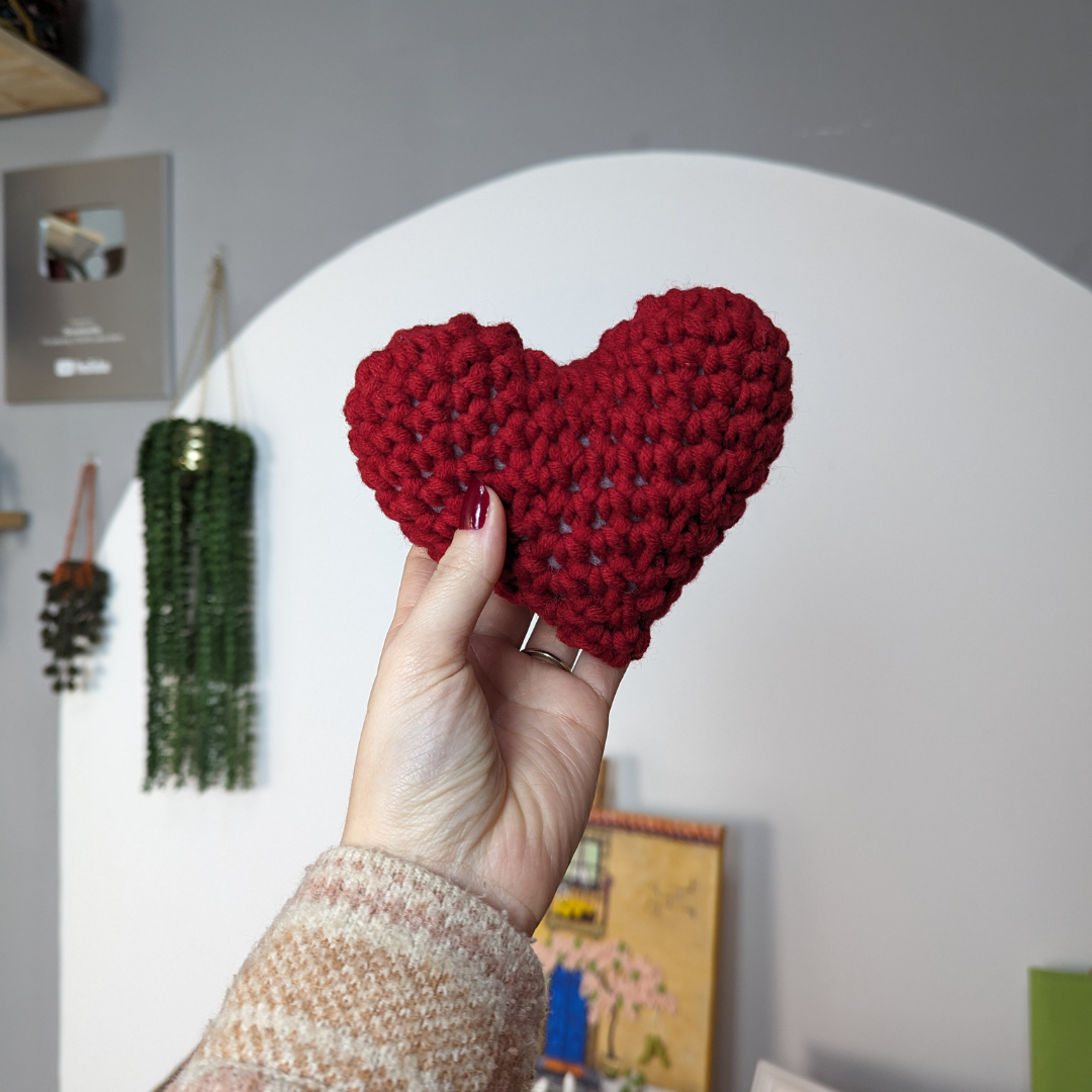Amigurumi Crochet Heart Written Pattern, Crochet Written Pattern, Crochet Heart, Brunaticality