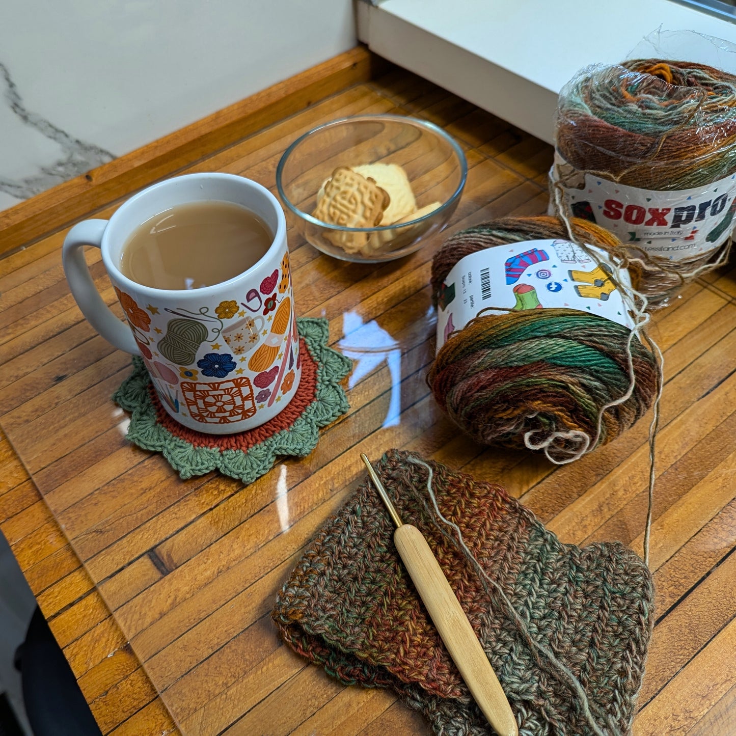 All Things Crochet Mug by Brunaticality - Ceramic 15oz Mug