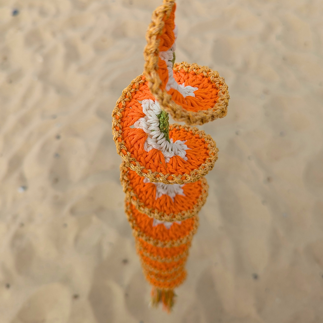 Crochet Wind Spinner Pattern, Crochet Pattern, Crochet Wind Spinner, Wind Spinner, Crochet, Crochet Chime, Wind Chime, Brunaticality