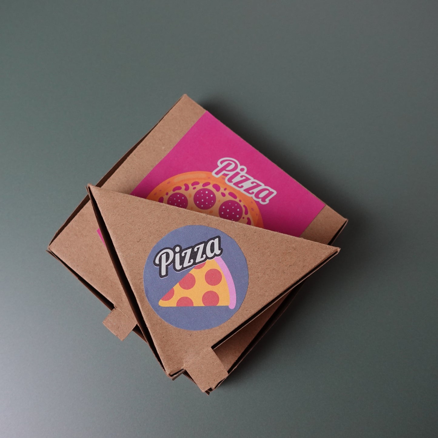 Crochet Pizza Coasters Written Pattern and Pizza Boxes Templates, Crochet Pattern, Crochet Pizza, Pizza, Brunaticality