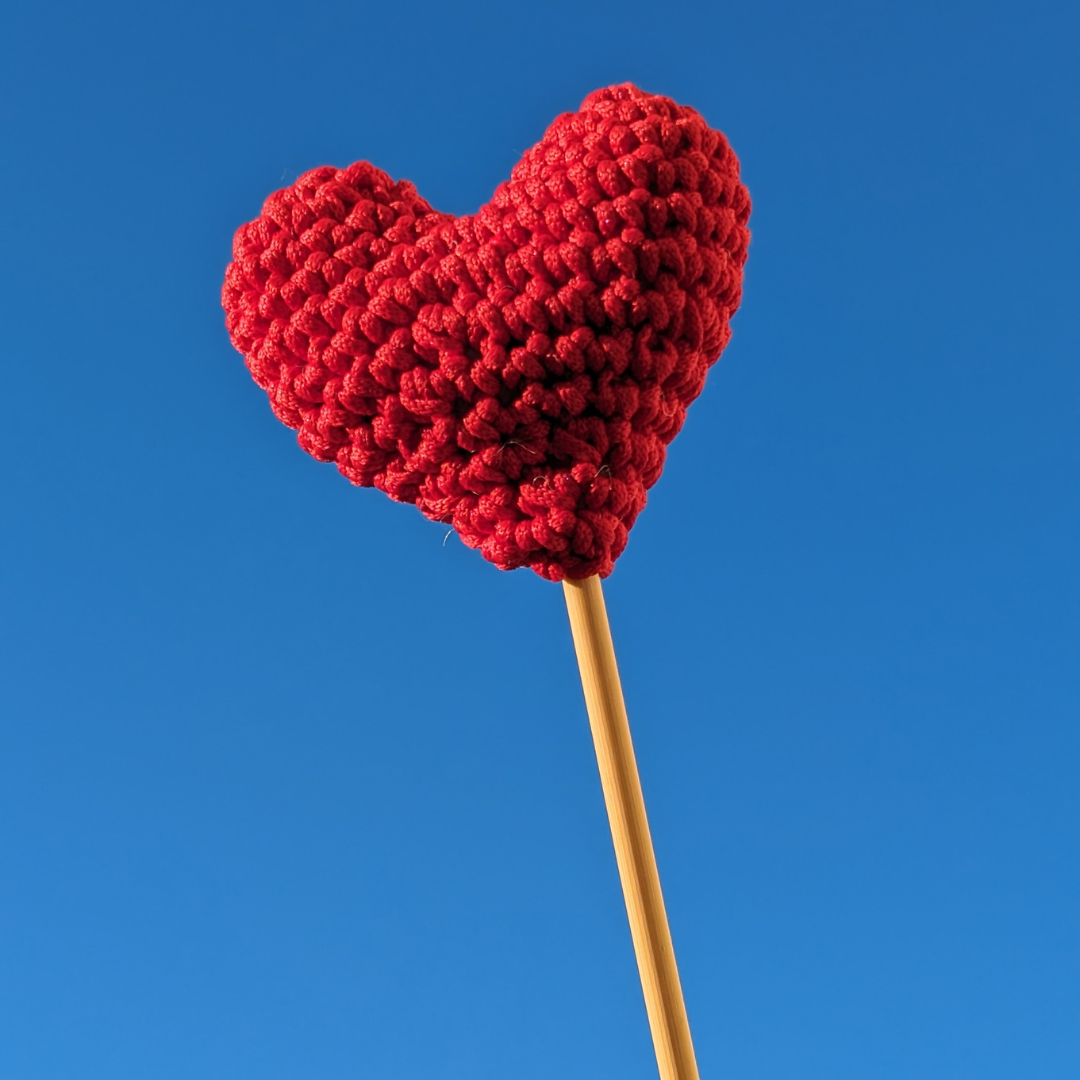 Amigurumi Crochet Heart Written Pattern, Crochet Written Pattern, Crochet Heart, Brunaticality
