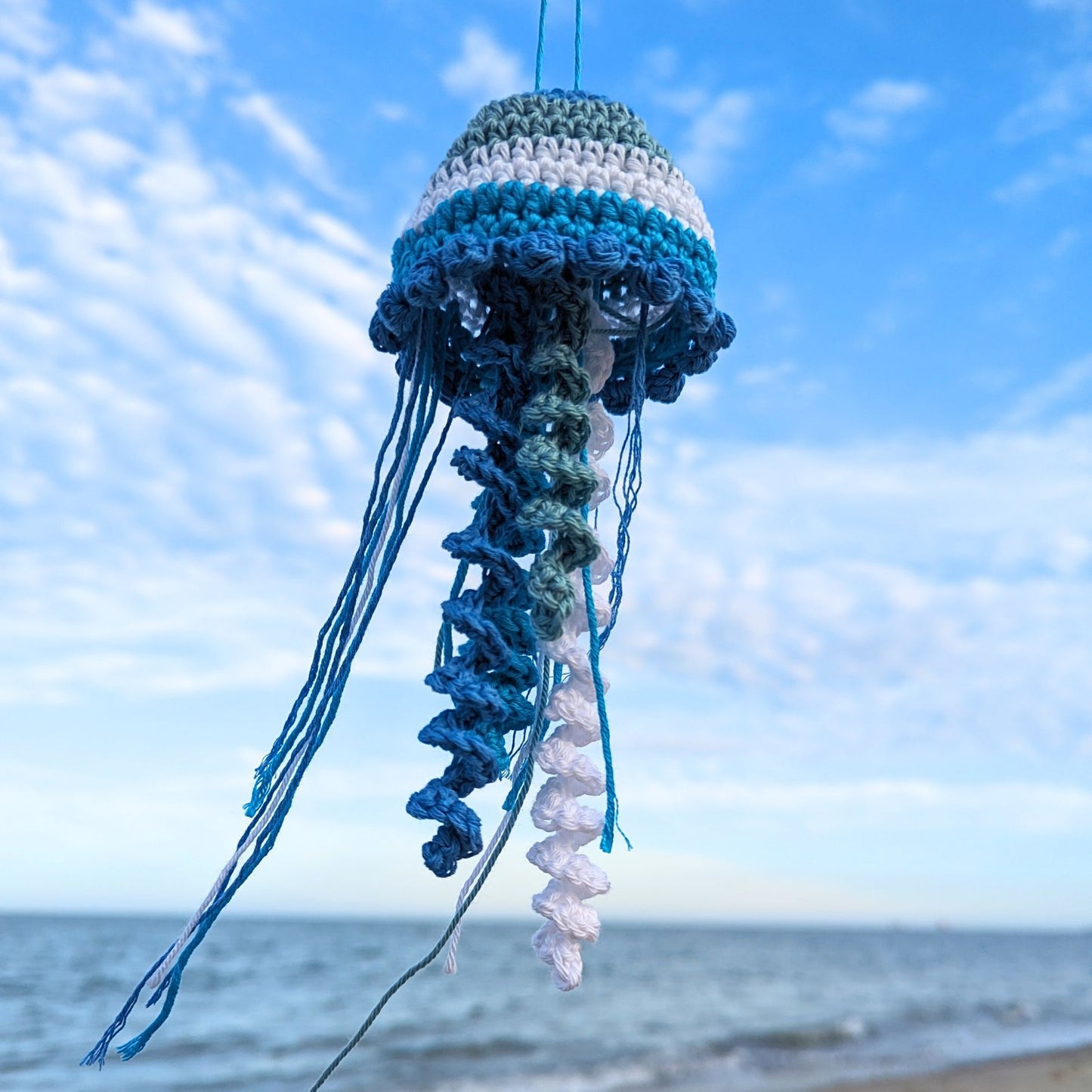 Crochet Jellyfish Written Pattern, Crochet Pattern, Crochet Jellyfish, Brunaticality