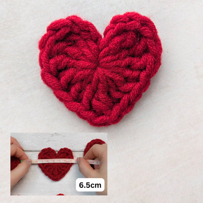 Crochet Heart Pattern - 3 SIZES, Crochet Heart, Heart Crochet, Crochet Pattern, Crochet, Brunaticality