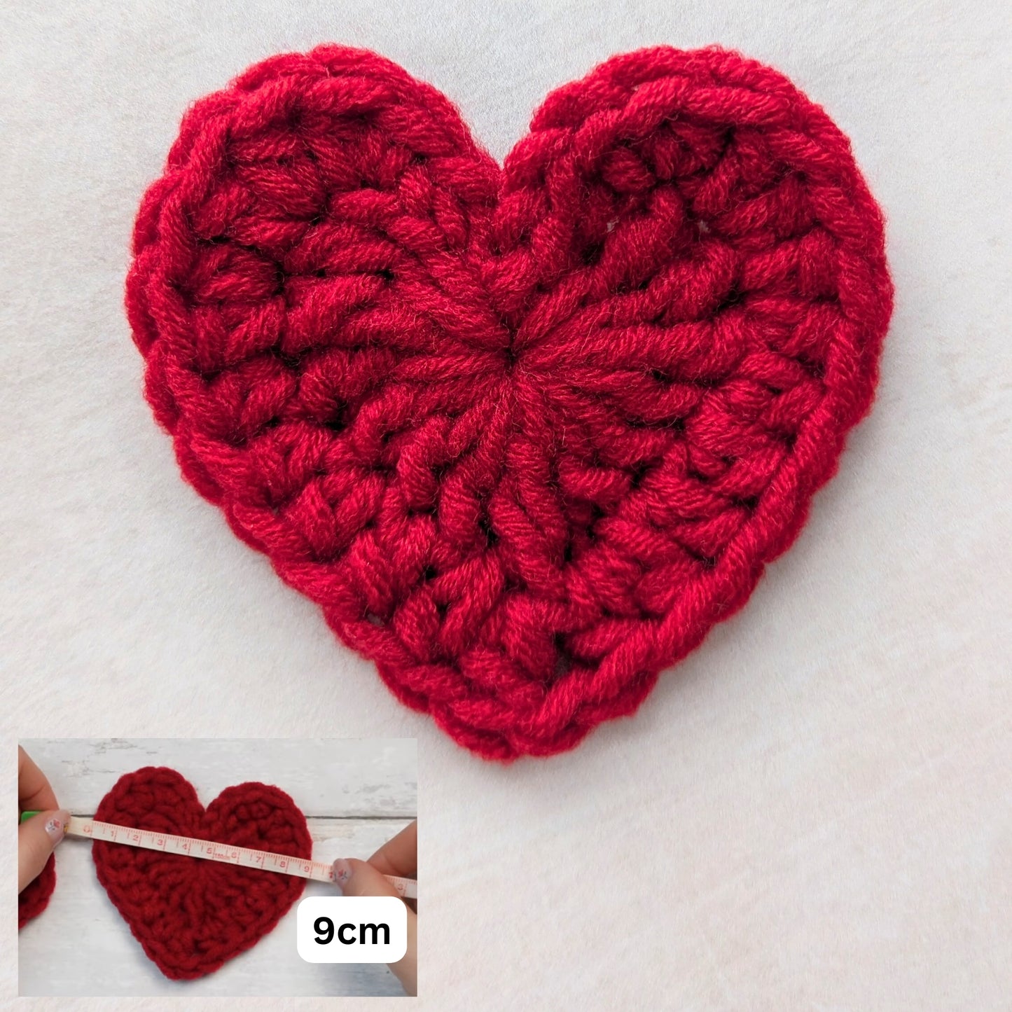 Crochet Heart Pattern - 3 SIZES, Crochet Heart, Heart Crochet, Crochet Pattern, Crochet, Brunaticality