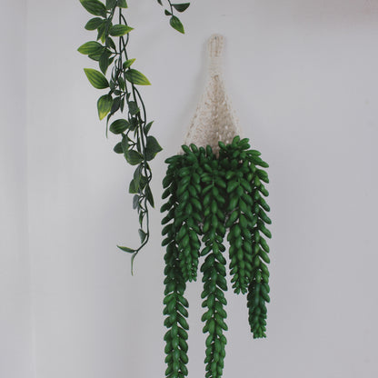 Crochet Hanging Basket Written Pattern, crochet plant hanging basket pattern, crochet pattern, crochet, Brunaticality