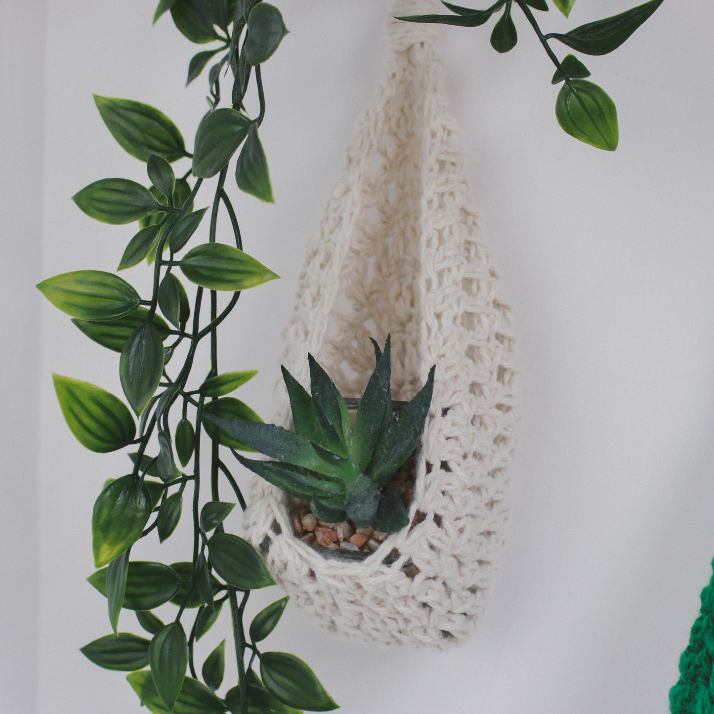 Crochet Hanging Basket Written Pattern, crochet plant hanging basket pattern, crochet pattern, crochet, Brunaticality