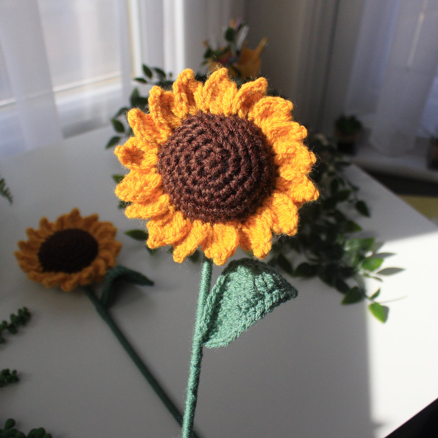 Crochet Sunflower Pattern, Sunflower for Bouquets, Sunflower, Crochet Sunflower, Crochet Written Pattern, Brunaticality