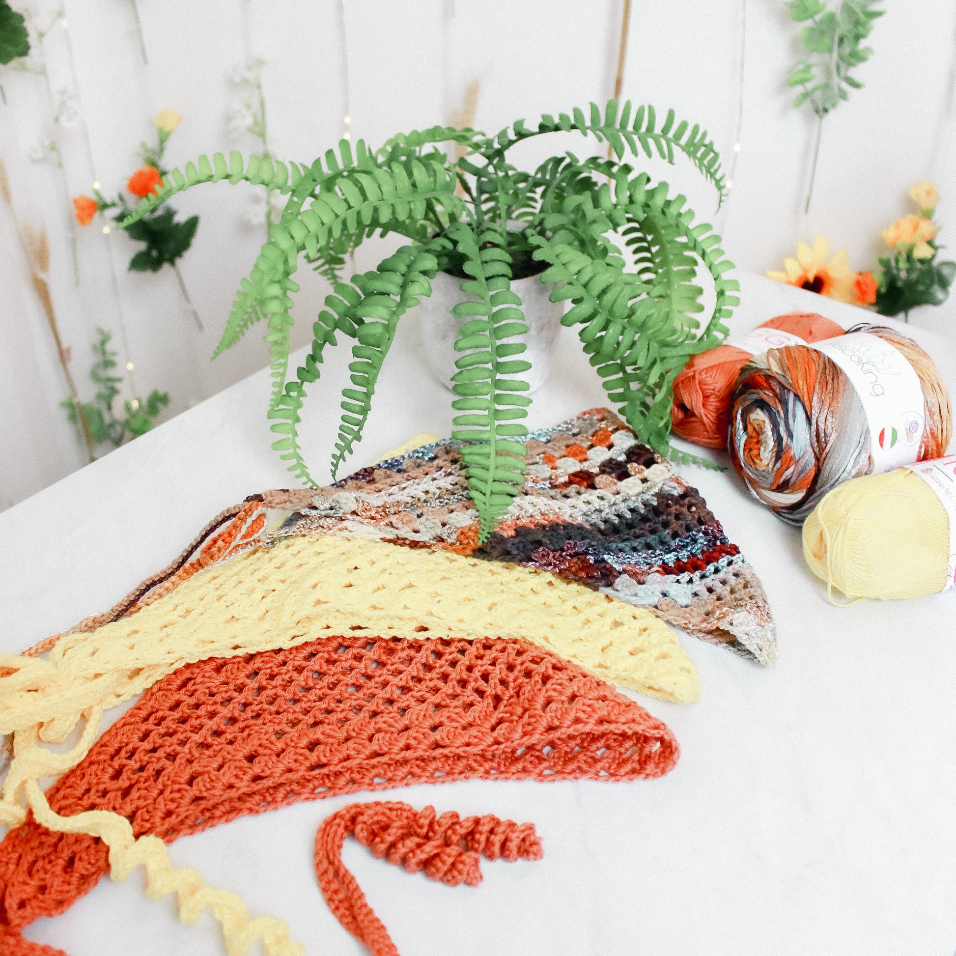 Sweet Pea Bandana ~ Crochet Kit – Poppysmicks