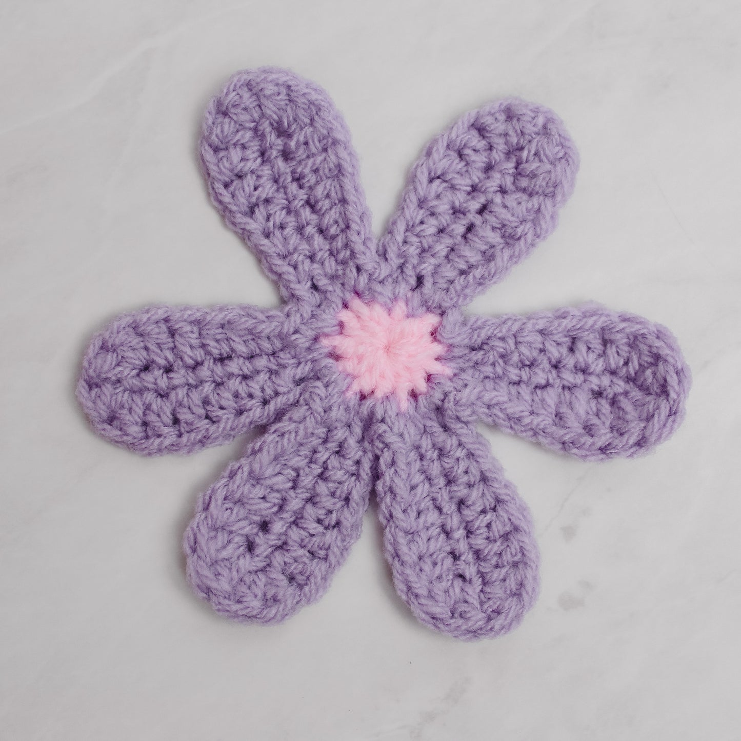 Crochet Retro Flower Written Pattern, Groovy Crochet Flower Pattern by Brunaticality