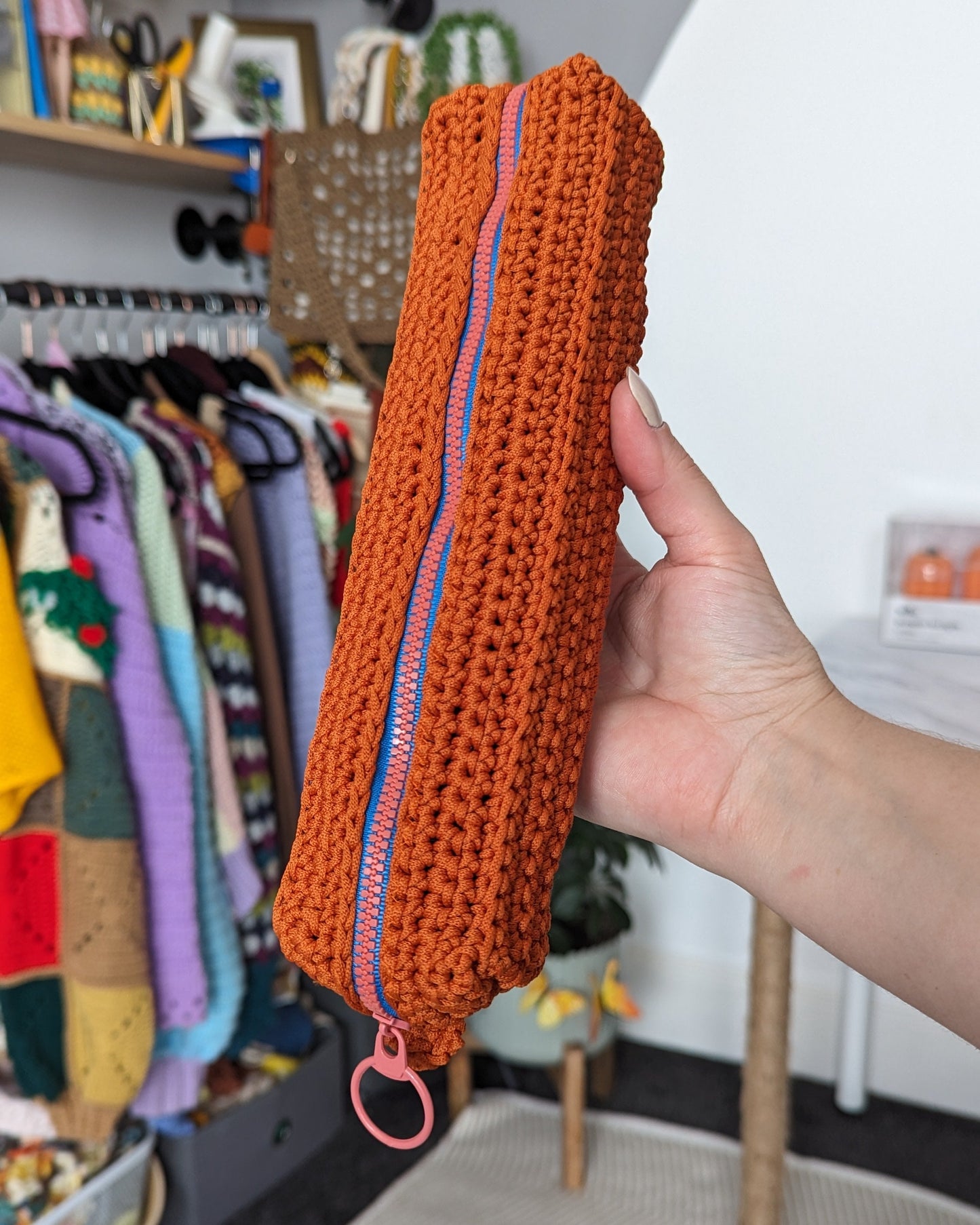 Hook Case Crochet Pattern - Zippered Tool Pouch PDF Crochet Pattern - Brunaticality