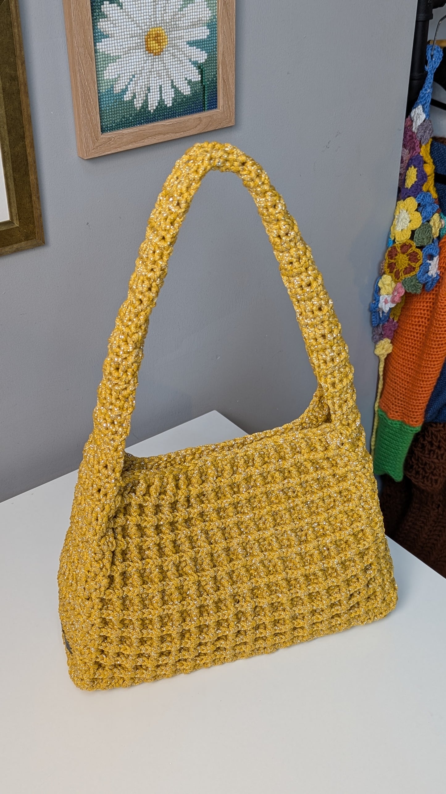Crochet Shoulder Bag Pattern, Crochet Pattern, Crochet Bag, Sac au Crochet, Bolso de Crochet, Häkelmuster für eine Tasche, Brunaticality