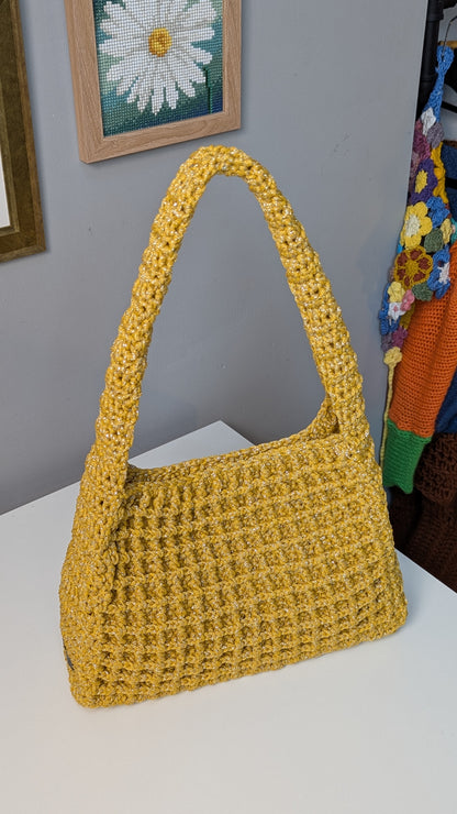 Crochet Shoulder Bag Pattern, Crochet Pattern, Crochet Bag, Sac au Crochet, Bolso de Crochet, Häkelmuster für eine Tasche, Brunaticality
