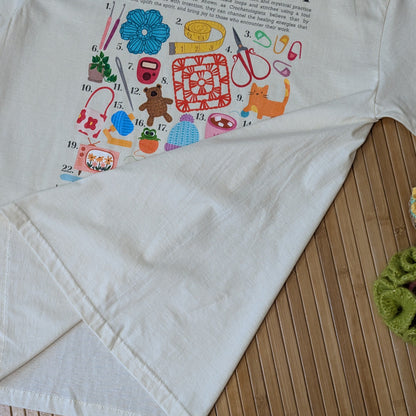 Crochetology T-Shirt - The ultimate tee for crochet lovers and yarn enthusiasts! - Classic Crewneck T-shirt by Brunaticality