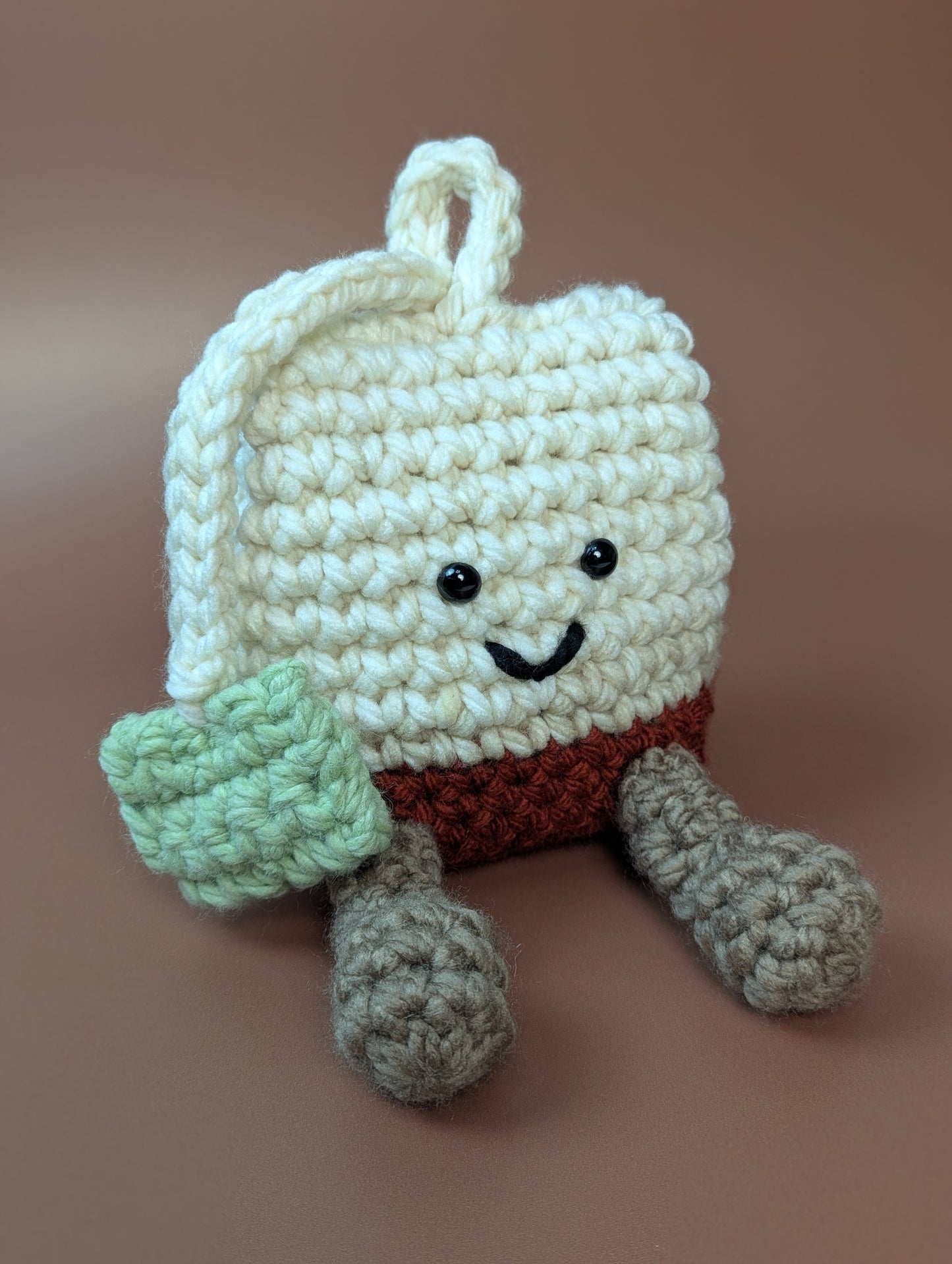 Crochet Tea Bag Plushie Pattern | Amigurumi Plush Toy | Crochet PDF Digital Download | Beginner Crochet Toy Tutorial | Amigurumi Pattern