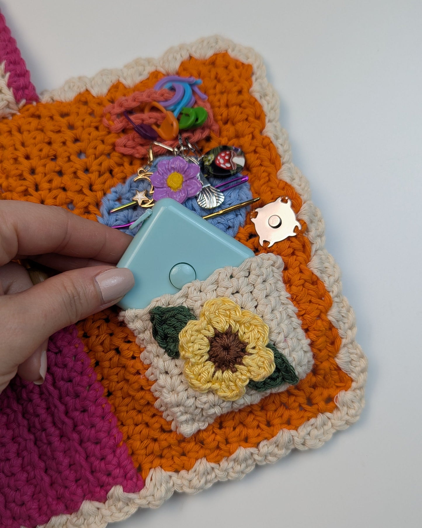 Crochetto Hook Case - Crochet Organizer Pattern, Crochet Hook Organizer Case Pattern, Crochet Pattern Storage Bag (PDF Download)