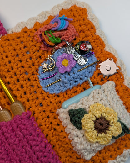 Crochetto Hook Case - Crochet Organizer Pattern, Crochet Hook Organizer Case Pattern, Crochet Pattern Storage Bag (PDF Download)