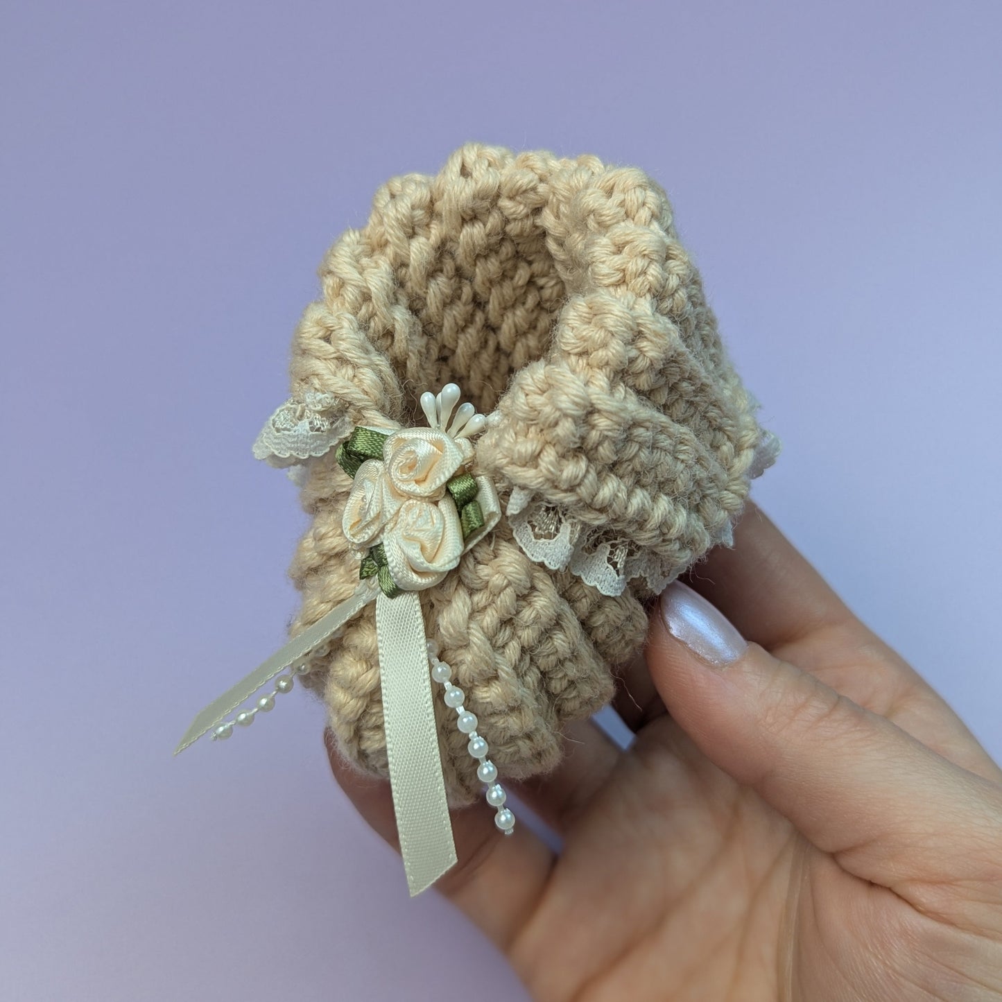 My First Steps Baby Booties Crochet Pattern PDF, 2 Sizes, 0-3 & 3-6 Months