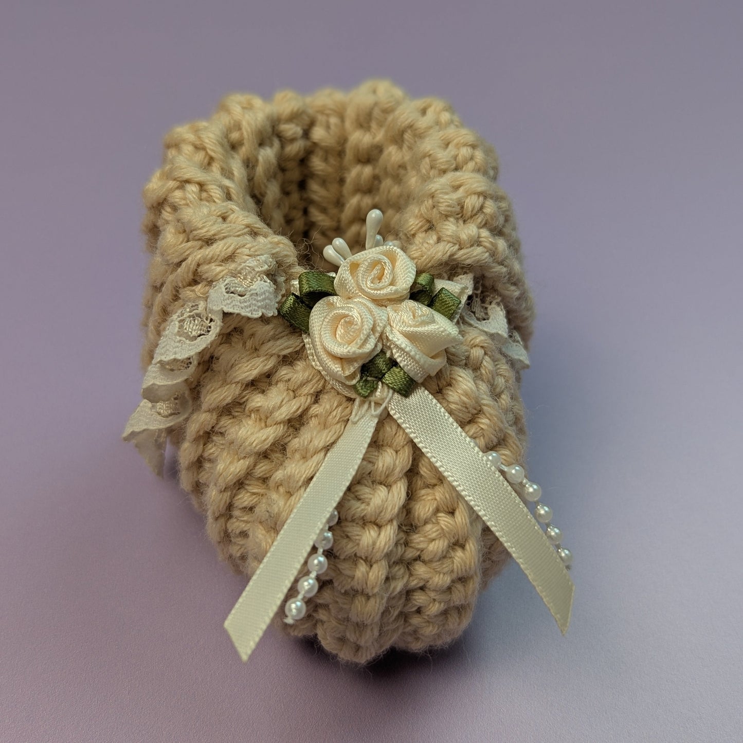 My First Steps Baby Booties Crochet Pattern PDF, 2 Sizes, 0-3 & 3-6 Months