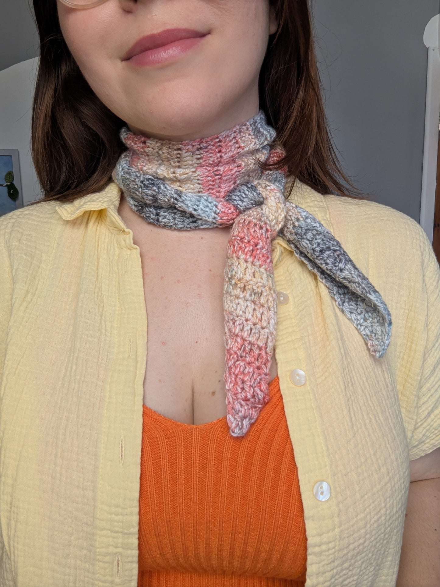 FREE All in One Accessory Crochet Pattern, Crochet Hair Accessory, Crochet Scarf