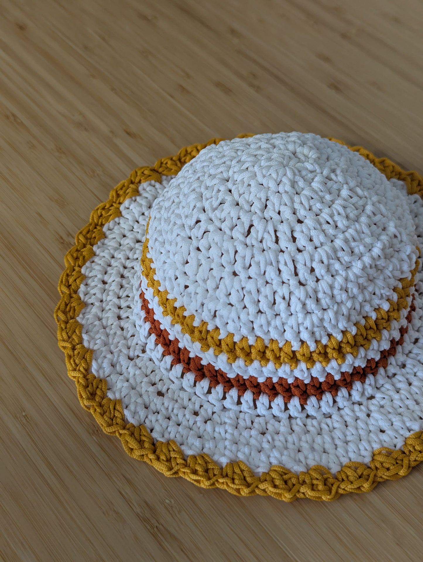 Easy Baby Sun Hat Crochet Pattern | Sizes 0–12 Months 4 Sizes | PDF Digital Download