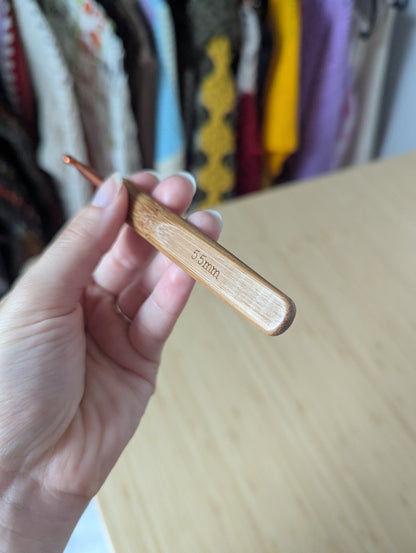 Rainbow Crochet Hooks - Choose Individual Hook or Full 9 Hook Set + Bonus Pattern(s)