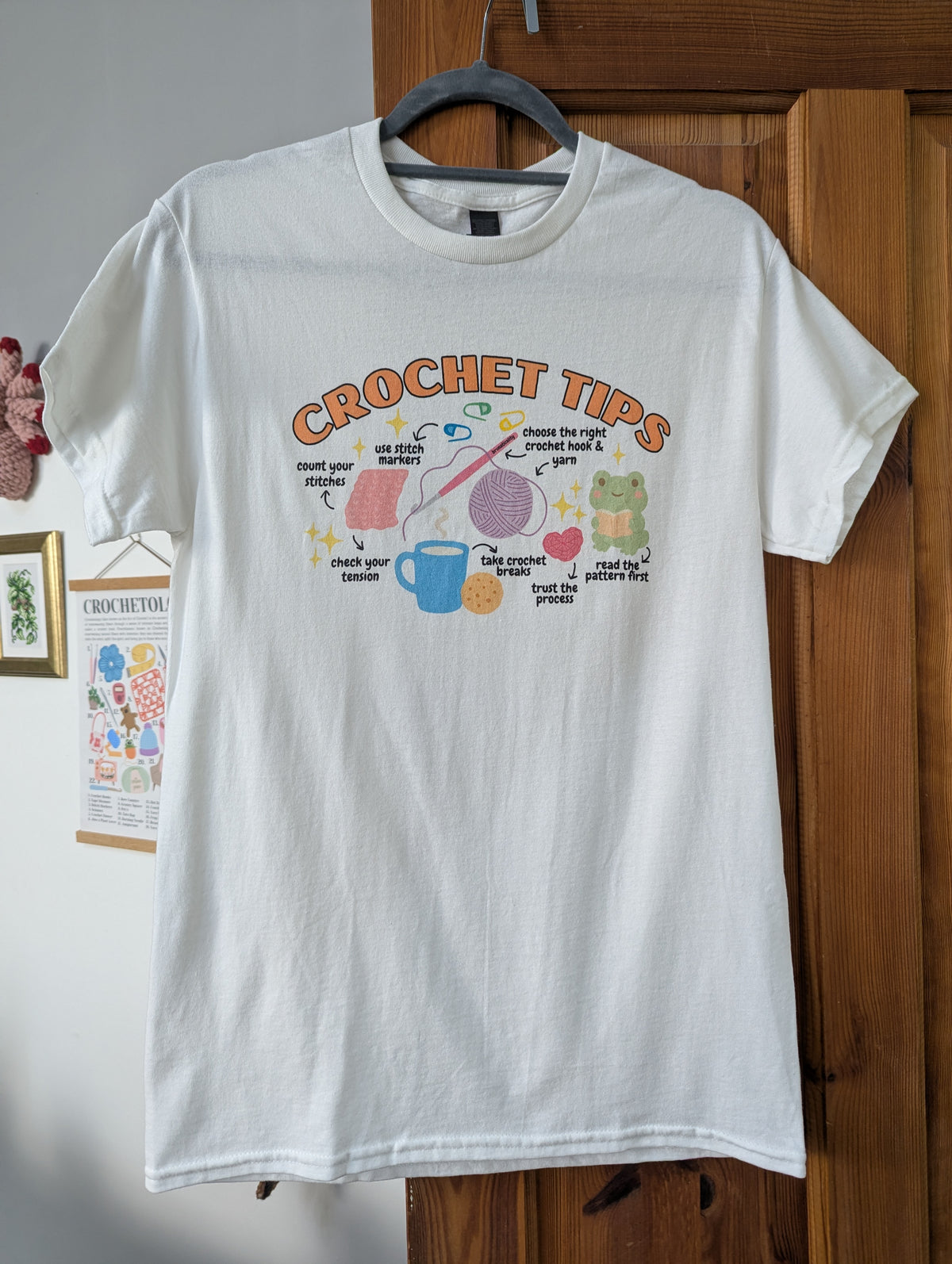 Crochet Tips T-Shirt - Cute Crochet Lover Shirt