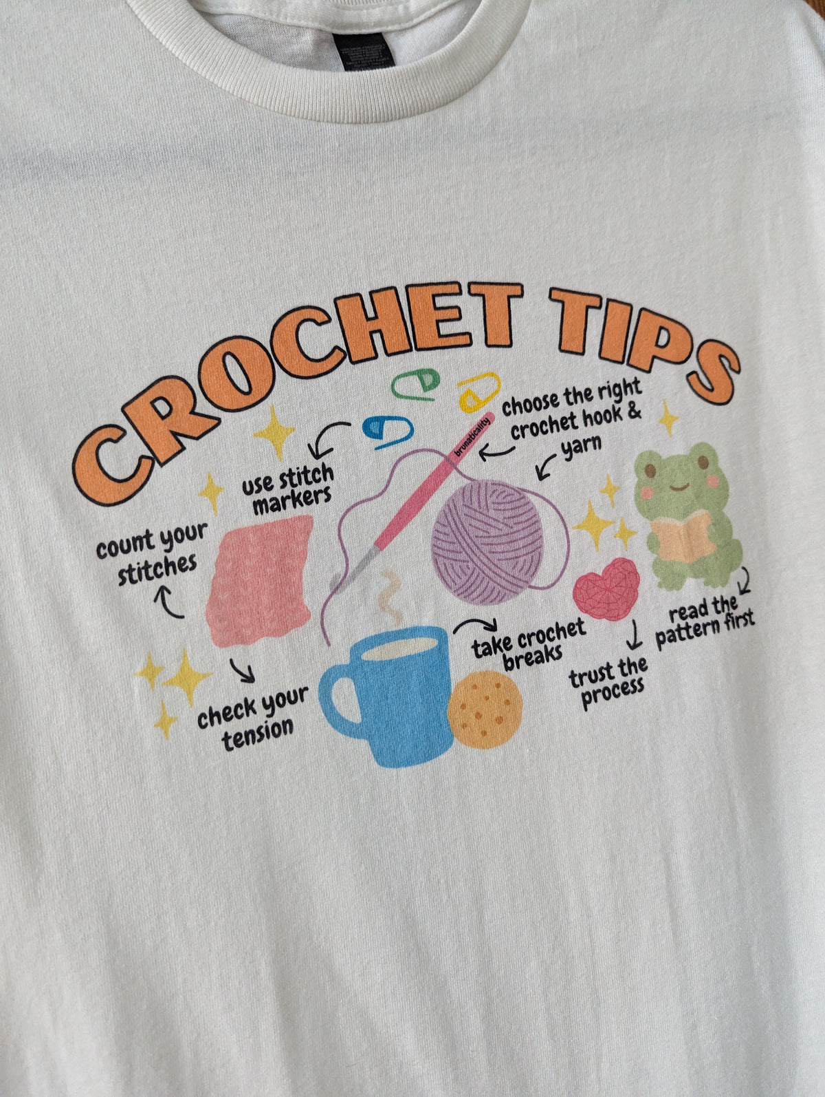 Crochet Tips T-Shirt - Cute Crochet Lover Shirt