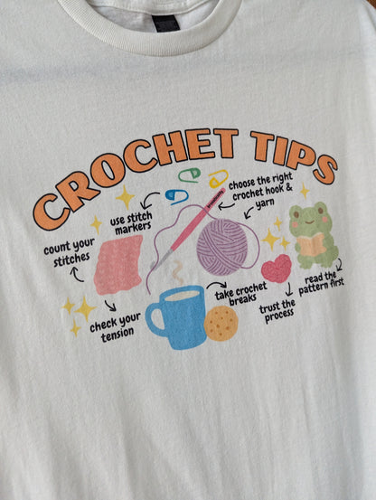 Crochet Tips T-Shirt - Cute Crochet Lover Shirt