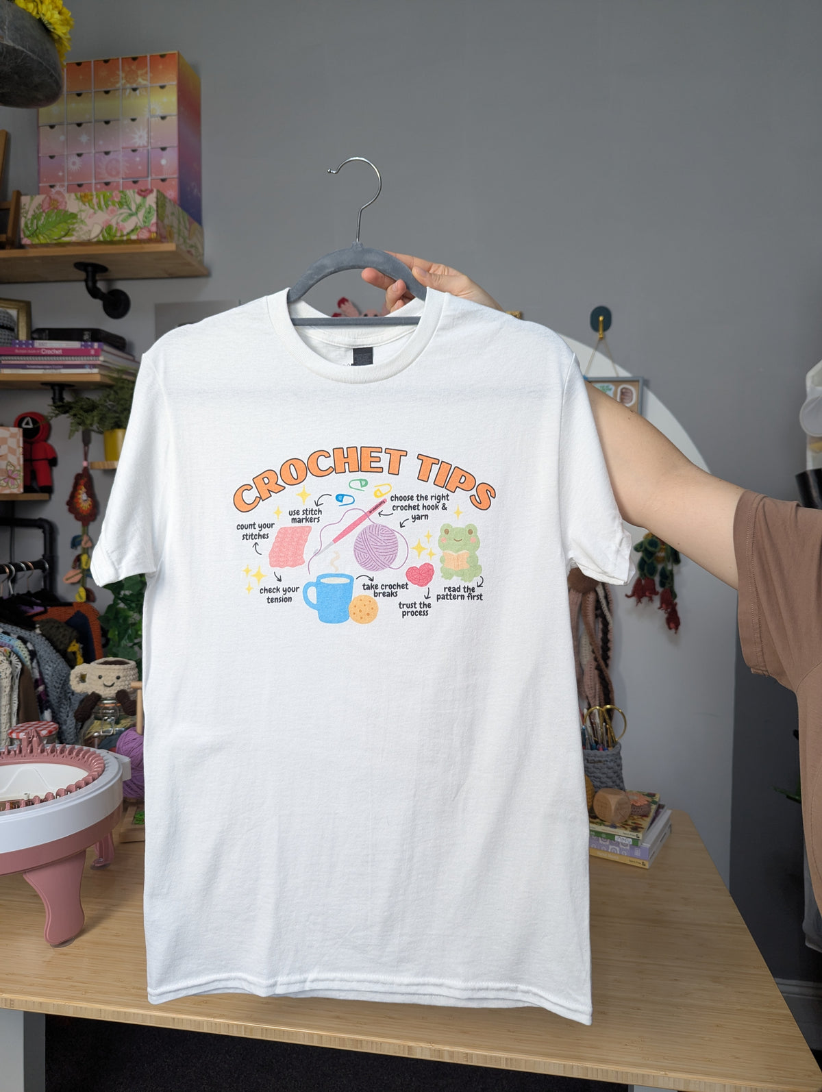 Crochet Tips T-Shirt - Cute Crochet Lover Shirt