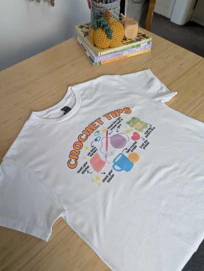 Crochet Tips T-Shirt - Cute Crochet Lover Shirt