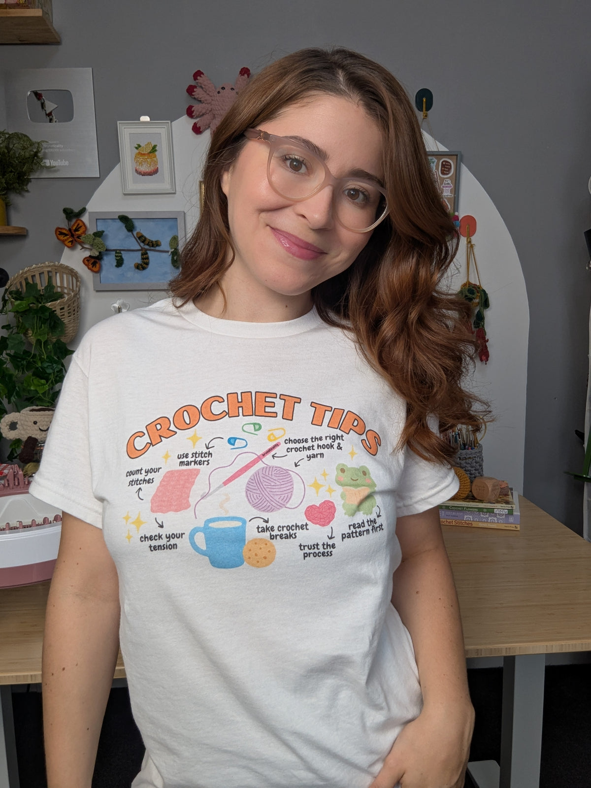 Crochet Tips T-Shirt - Cute Crochet Lover Shirt