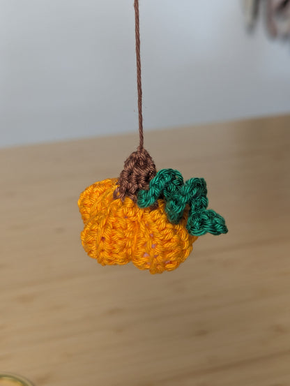 Mini Pumpkin Crochet Keychain Kit | DIY Autumn Crochet Kit | Beginner-Friendly Pumpkin Craft
