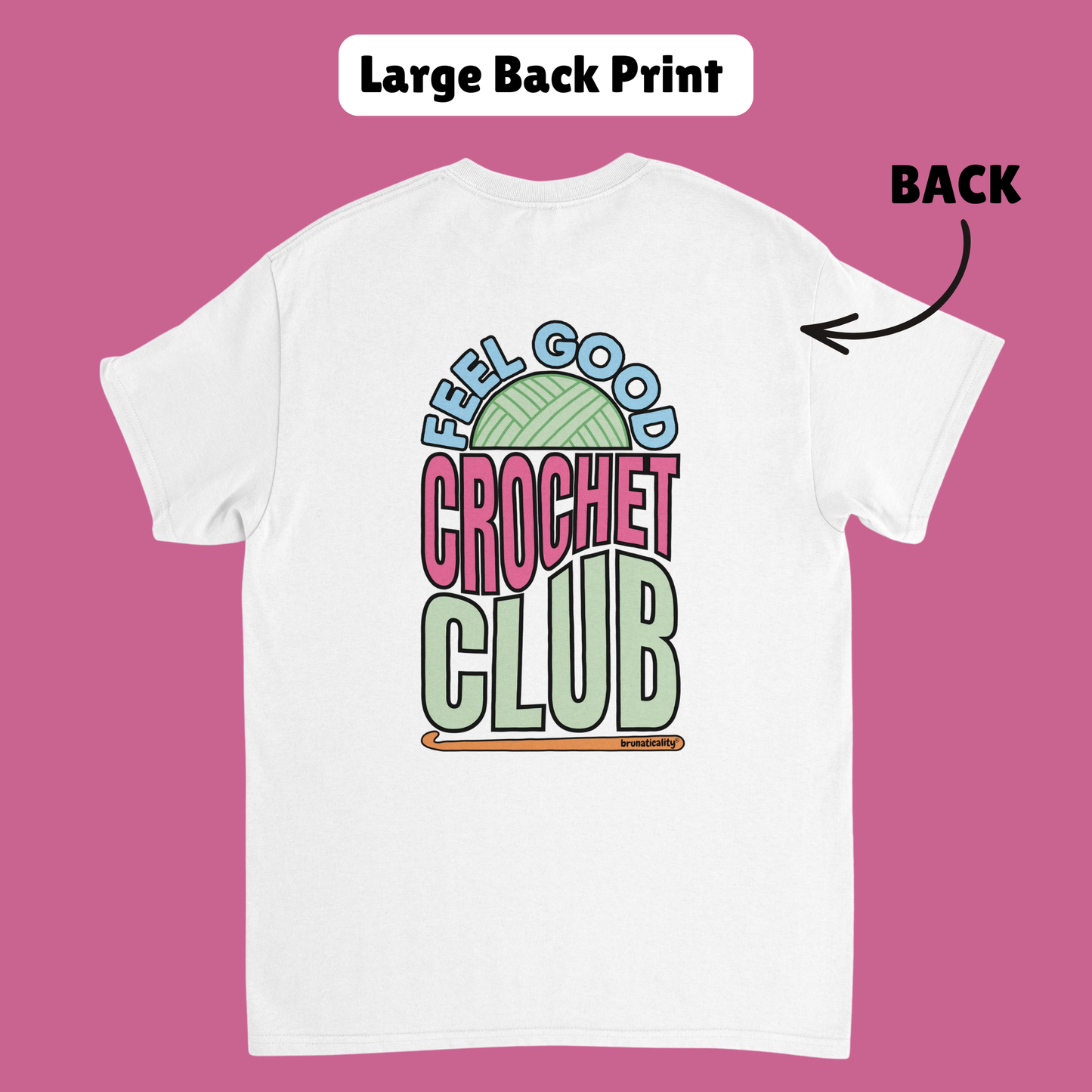 RETRO Feel Good Crochet Club T-Shirt - 2 Design Options