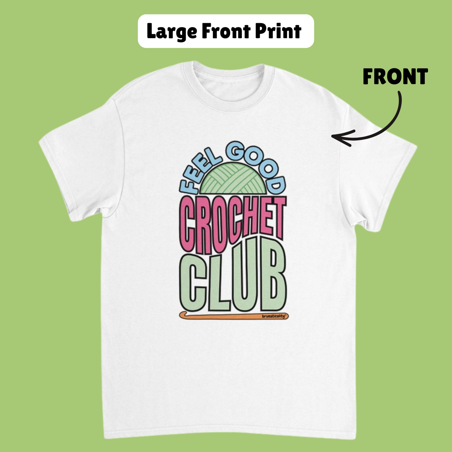 RETRO Feel Good Crochet Club T-Shirt - 2 Design Options