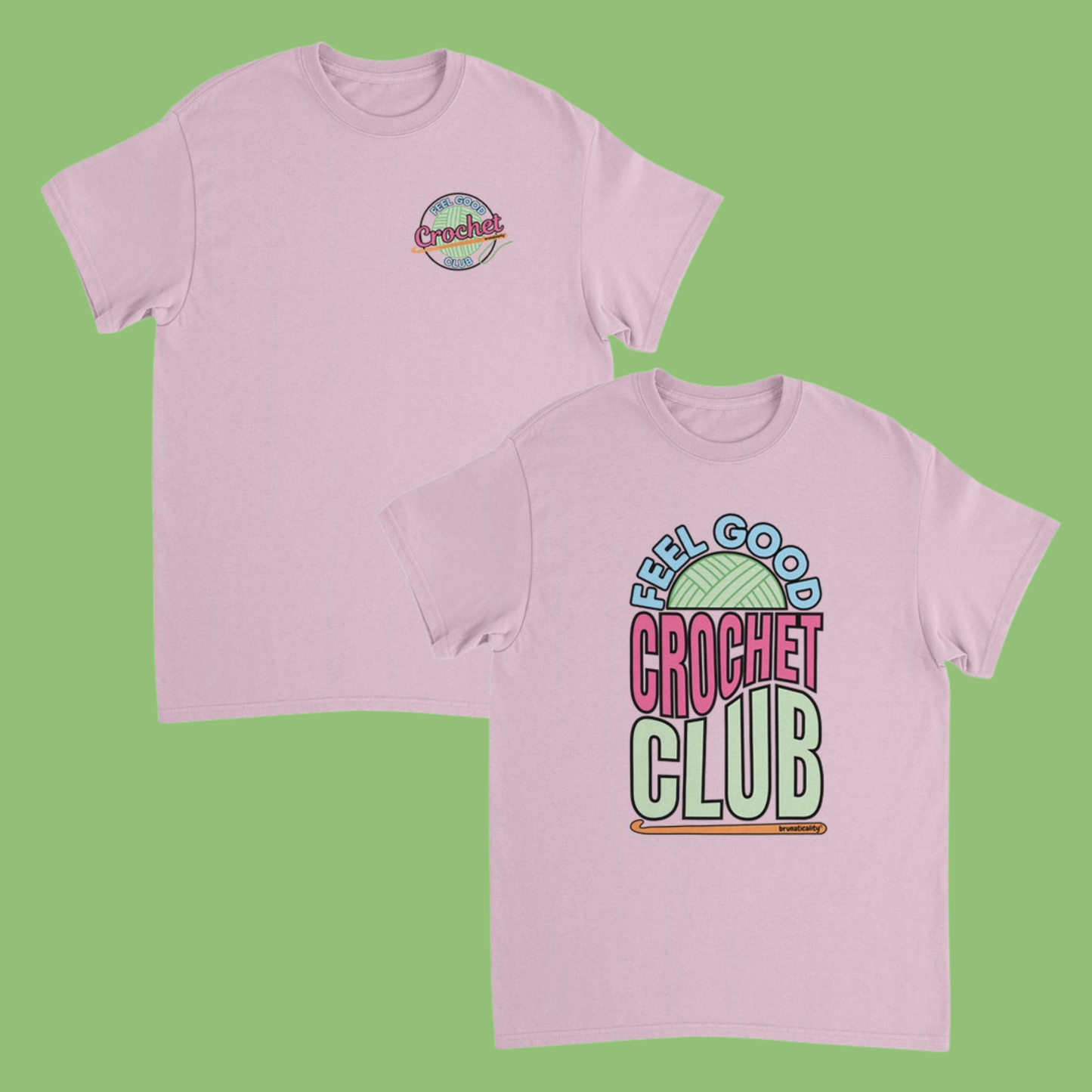 RETRO Feel Good Crochet Club T-Shirt - 2 Design Options