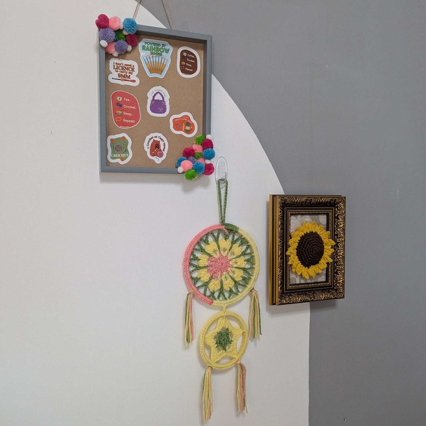 8 pcs Crochet Stickers, Crochet Lover Sticker Pack (8 Designs) | Cute Crochet Stickers for Crochet Lovers