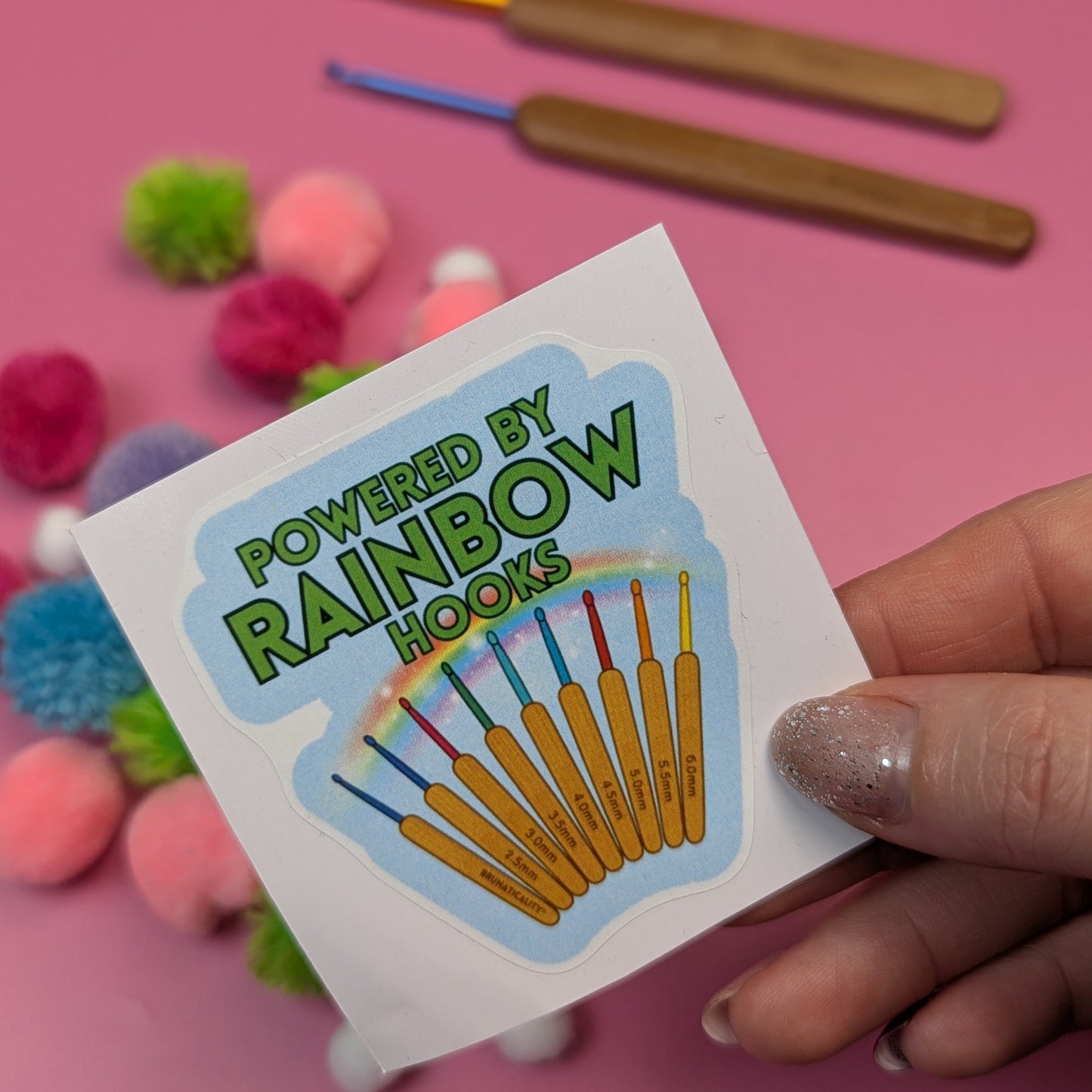 8 pcs Crochet Stickers, Crochet Lover Sticker Pack (8 Designs) | Cute Crochet Stickers for Crochet Lovers